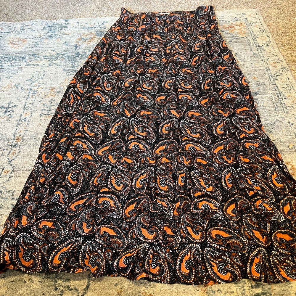 NWT Antik Batik Print Maxi Skirt from anthropologie size s - Picture 4 of 7